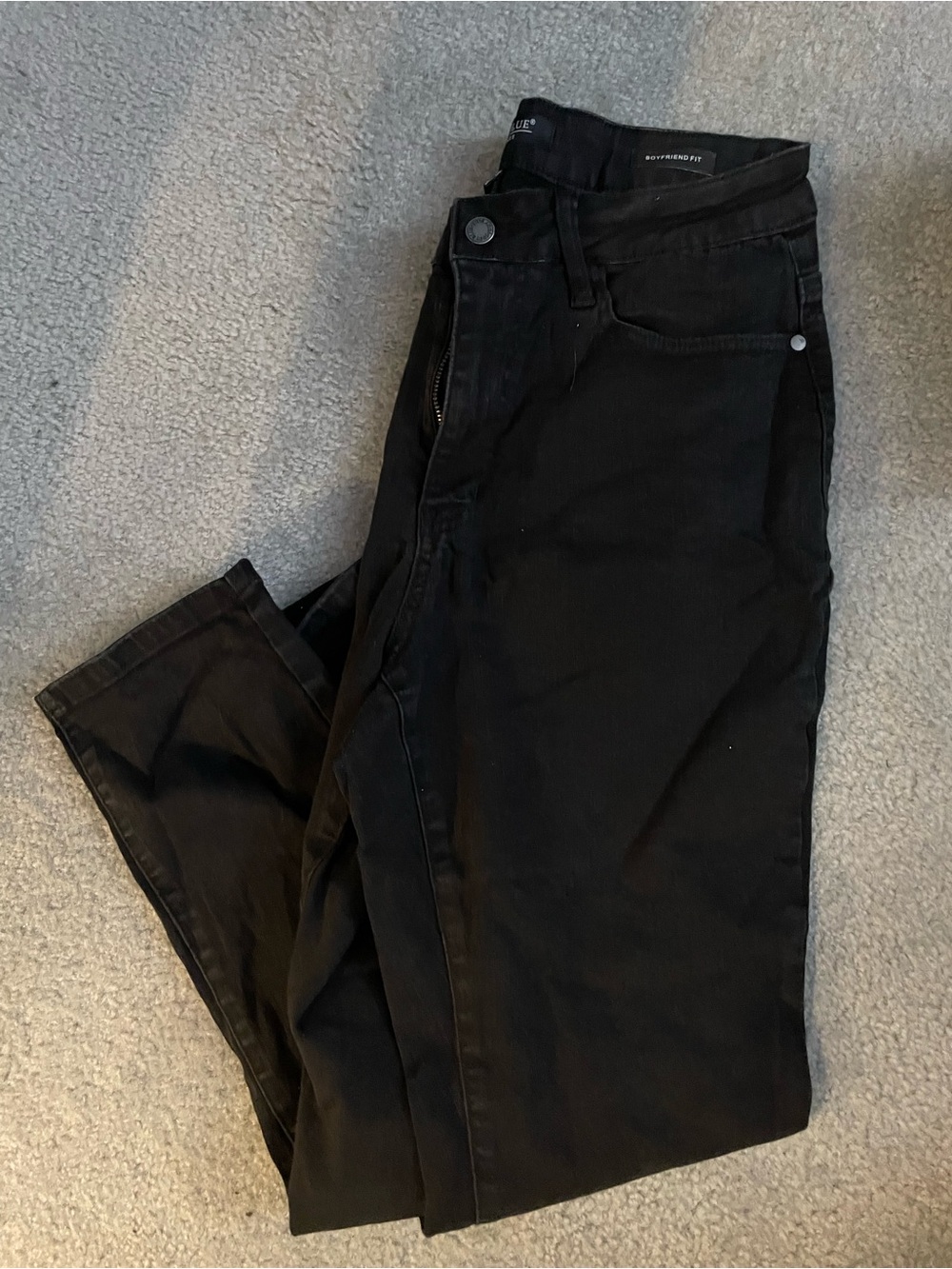 Judy Blue Black Wide Leg Women's Jeans Boyfriend Fit